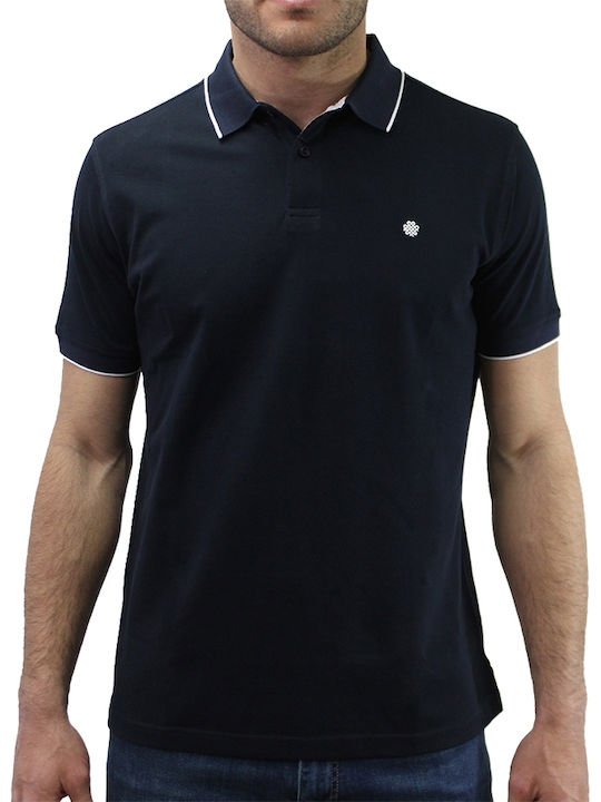 Polo Short Sleeve Blouse Navy Blue