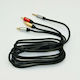 Andowl Audio Cable TRRS 3.5mm Male - RCA Male Black 3m QY-AV103