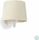 Faro Barcelona Samba Vintage Lamp Wall with Socket E27 White 21.5x17.3cm