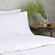 Sprintzio Hotelkissenbezug Gestreift aus Baumwolle & Polyester 52x75cm.