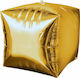 Μπαλόνι Foil Χρυσός Κύβος 38cm