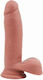 Chisa Novelties Sex Lure Dildo Ρεαλιστικό Dildo με Όρχεις και Βεντούζα Flesh 17.5cm