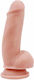Chisa Novelties Lecher Dildo Реалистично дилдо с Топки и Вендуза Плът 18см