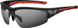 R2 Cycling Glasses Wheeler with Black Frame & Dark Lenses