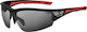 R2 Cycling Glasses Wheeler with Black Frame & D...