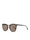 Yohji Yamamoto Women's Sunglasses with Brown Tartaruga Frame and Brown Lens YS5006 134