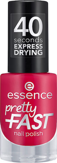 Essence Pretty Fast Polish Гланцов Лак За Нокти Бързо Съхнещо 04 Cherry On The Run 5ml
