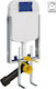Creavit GR5001 Built-in Plastic Low Pressure Rectangular Toilet Flush Tank