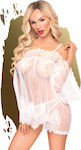 Penthouse Lip Smacker Babydoll White