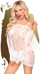 Penthouse Lip Smacker Babydoll White