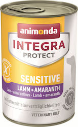 Animonda Integra Protect Sensitive Canned Diet / Gluten Free Wet Dog Food with Lamb 1 x 400gr