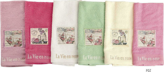 Dimcol 3-tlg. Set Badetücher Vintage 02 Pink