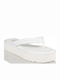 Women's Flat Sandals Flatforms in White Color