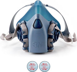 3M Mask Half Face with filters 2138 7503 Blue