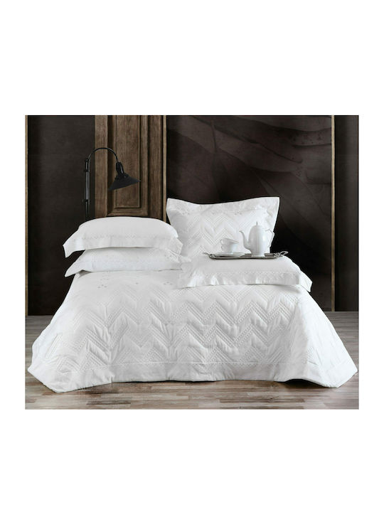 Rythmos Lizzie Set de lenjerii de mireasă 7buc White 235x250cm