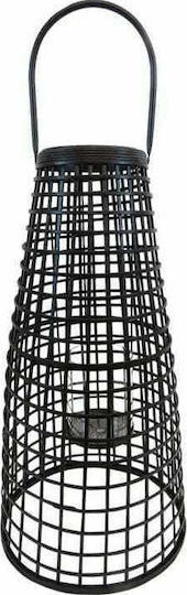 Art et Lumiere Φαναράκι Bamboo Επιδαπέδιο Μαύρο 34x34x68εκ.