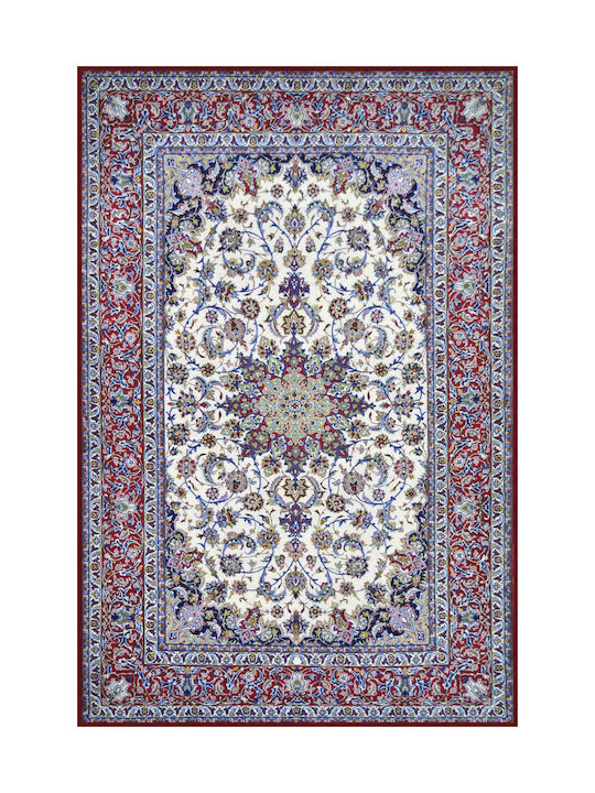 Handgefertigter Teppich Isfahan Seide 242X160 242X160cm