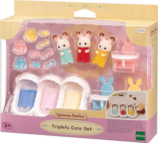 Epoch Toys Triplets Care Set Sylvanianische Familien Für 3+ Jahre Mehrfach (null)