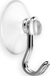 Inofix Metallic Hanger Kitchen Hook with Suction Cup Transparent 4pcs 1216