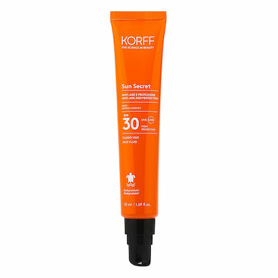 Korff Sun Secret Αντηλιακή Κρέμα Προσώπου SPF30 50ml