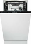 Gorenje GV520E10 Πλήρως Εντοιχιζόμενο Πλυντήριο Πιάτων για 11 Σερβίτσια Π44.8xY81.5εκ. Λευκό