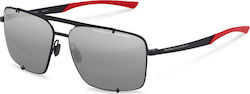 Porsche Design Ochelari de soare Μαύρα cu Cadru & Gri Lentilă