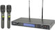 Citronic RU210-H Set Wireless Δυναμικό Microphone Handmade for Vocals Dual UHF Handheld Microphone System