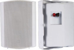 SPS-430 Passive Wall Speaker 45W (Pair) 14.3x15x21.5cm White