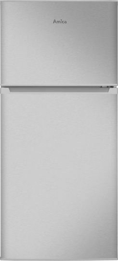 Amica Ψυγείο Δίπορτο 167lt Υ122xΠ54xΒ57εκ. Inox FD2015.4X