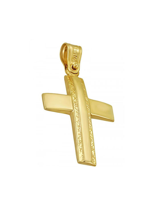 Gold Cross ST25394F 9 Carat gold cross