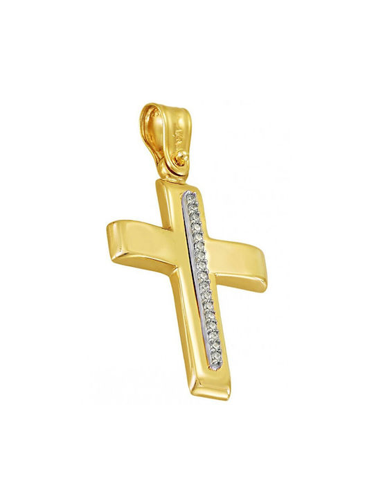 Goldkreuz ST25598F 9 Karat Goldkreuz