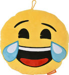 Cushion-Pencil Case Emoji Crying Of Laughter 30x30cm