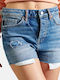 Skinny Hot Women's Jean Shorts Blue
