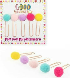 Trend Haus Good Feelings Pom Pom Συνδετήρες 5τμχ