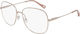 Chloe Women's Metal Prescription Eyeglass Frame Rose Gold CH0020O 002