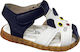 Kinder Sandalen Πέδιλο mit Klettverschluss & Lichtern Weiß