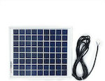 Polycrystalline Solar Panel 10W 12V 290x240x17mm ΗΜ43011