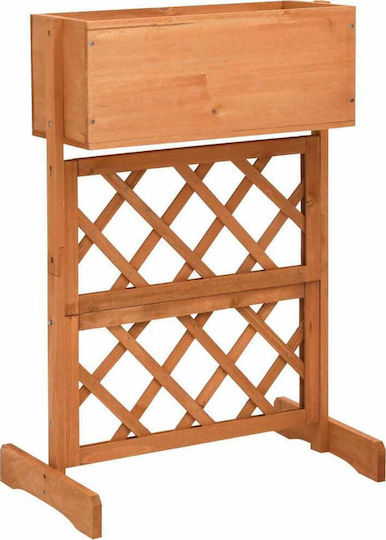 vidaXL Garden xx cm Fir Wood Pot Wooden 45x30x74cm.