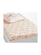 La Redoute Interieurs Sheet Single Fitted Cotton Lapin Fleuri Pink 90x190cm