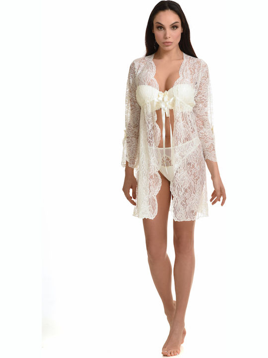 Miss Rosy Sommer Braut Damen Robe Weiß