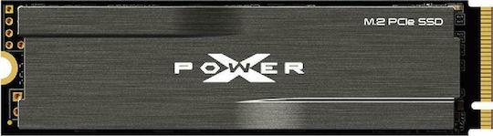 Silicon Power PCIe Gen 3x4 XD80 SSD 256GB τύπου M.2 με σύνδεση PCI Express 3.0 και Ψύκτρα SP256GBP34XD8005