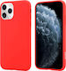 Crong Color Задна корица Силикон Червен (iPhone...