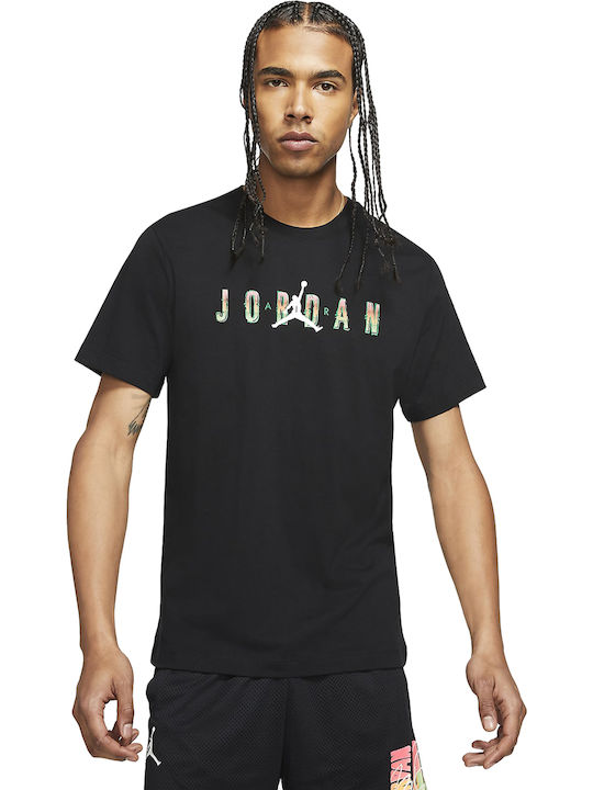 Jordan DNA Ανδρικό T-shirt Μαύρο με Στάμπα