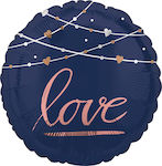 Balloon Foil Valentine's Day Round Multicolour 46cm