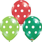 Μπαλόνια Big Polka Dots Πολύχρωμα 28εκ. 25τμχ