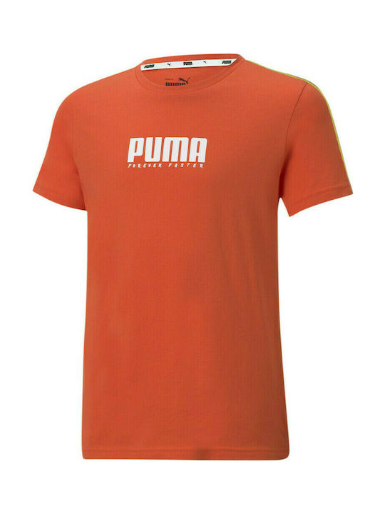 Puma Παιδικό T-shirt Πορτοκαλί