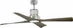 Faro Barcelona Winche Led 33482-8 Ceiling Fan 127cm with Light Chrome