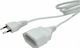 KAL Electronics Cablu de prelungire cu role cu lungimea de 5m Diametru 3 x 0,75mm² Albă