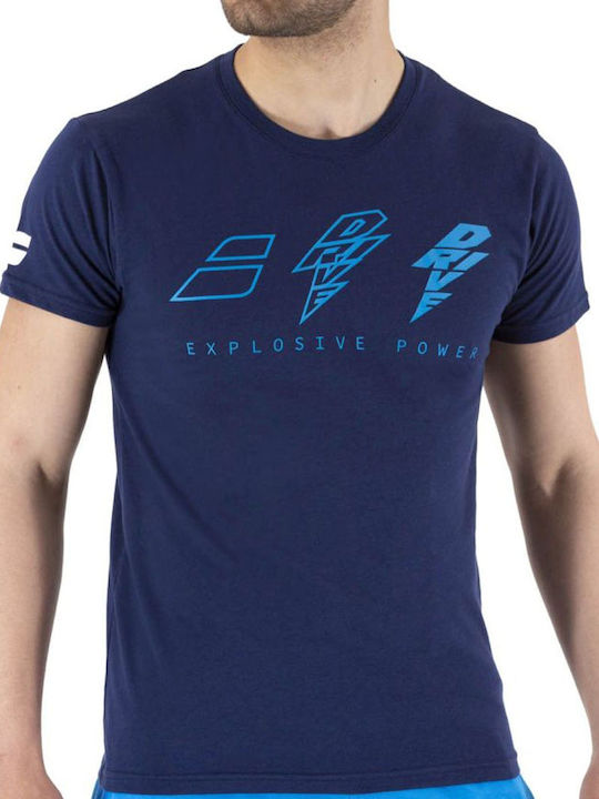 Babolat Drive T-shirt Bărbătesc cu Mânecă Scurtă Albastru marin