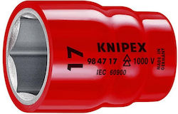 Knipex Καρυδάκι Εξάγωνο με Καρέ Υποδοχής 1/2" Διάμετρος 22mm